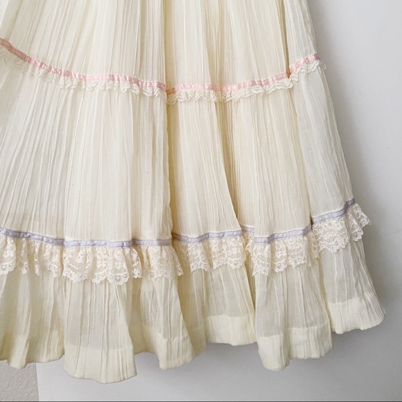 Gunne Sax Off the Shoulder Tiered Maxi Dress - Picture 5 of 13